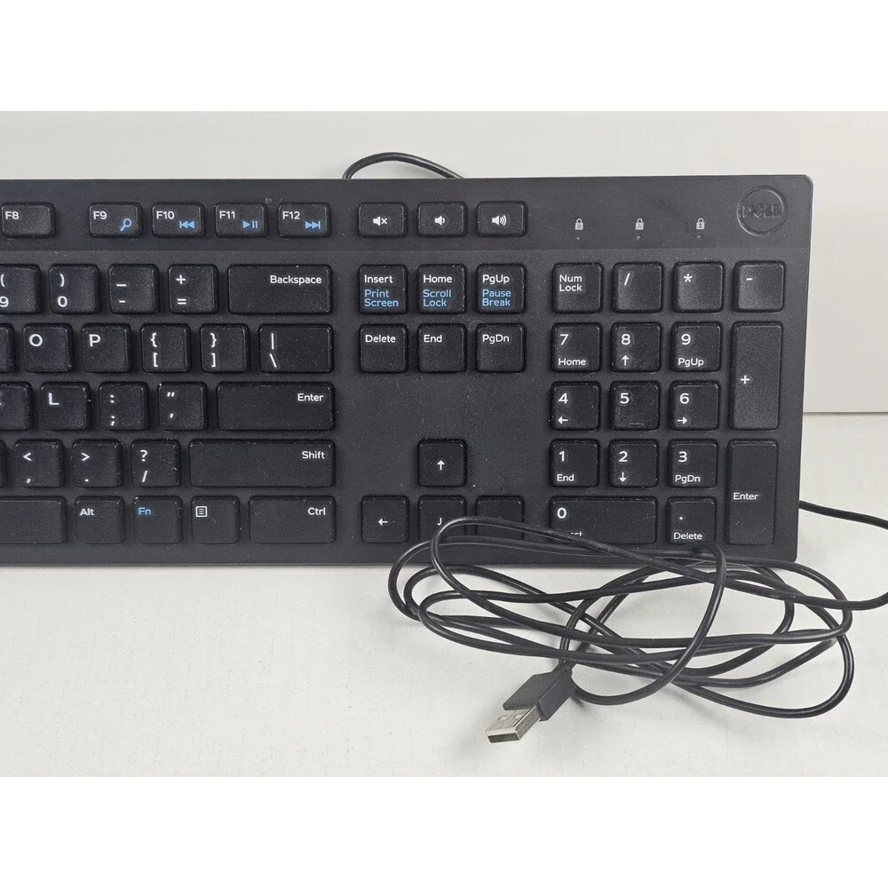 Dell Wired USB Computer Keyboard Model 0G4D2W CN-0G4D2W-M6D00-9AF-00AF-A01